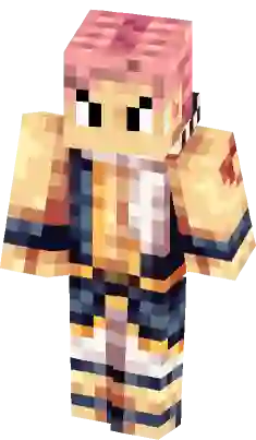 Natsu Dragneel (fairy tail) Minecraft Skin