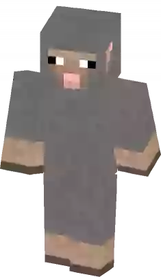 Skin file for a sheep from the computer game Minecraft (Mojang 2009)
