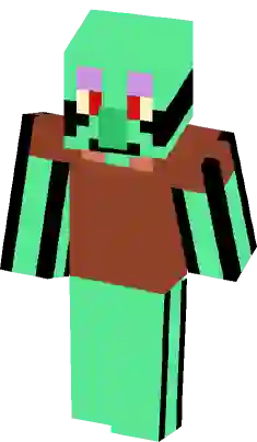 minecraft squidward pixel art