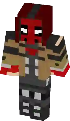 Deadpool Christmas edition skin Minecraft Skin