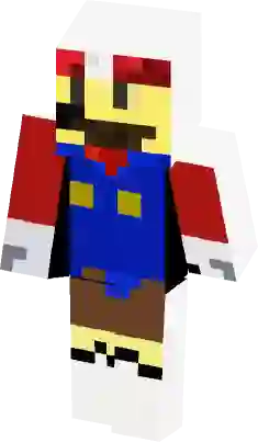 Papercraft Mario Minecraft Mob Skin