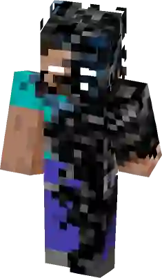 I made this skin i called it ninja herobrine