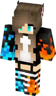 magma ice wolf herobrine girl (My new edit)