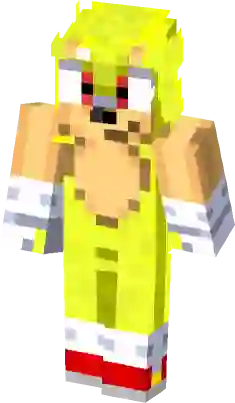 Fleetway Super Sonic  Sonic The Hedgehog Minecraft Skin