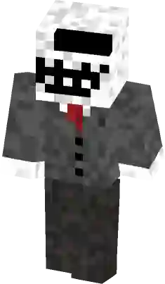 possessed troll face 128x128 Minecraft Skin