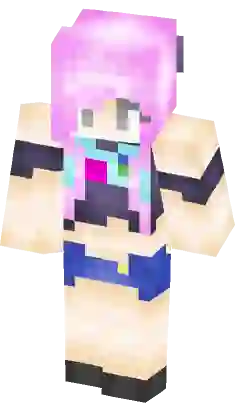 Belle Delphine - Gamer girl V2 Minecraft Skin
