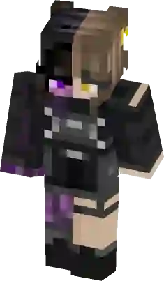 Look for this skin but full enderman without it being half and half : r/ Minecraft