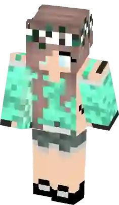 Minecraft Skin Mary Gamer Girl Digital Download for 