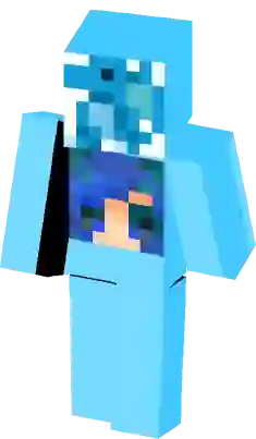 Blue Ender Dragon, Minecraft Skin