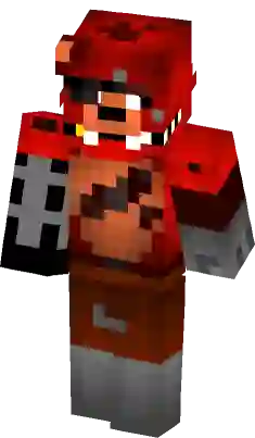 Withered Foxy  Minecraft Skin