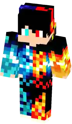 fire and ice skin minecraft