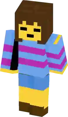 frisk from undertale Minecraft Skin