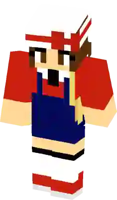 Pokemon - Trainer Red [HGSS] Minecraft Skin