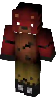 FNAF2 Withered Foxy (Updated) Minecraft Skin