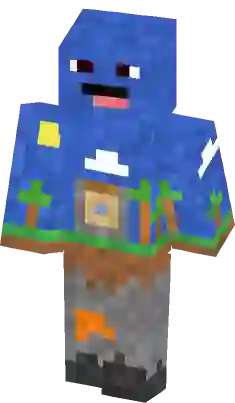 Blue squid (bad Icecream 2) Minecraft Skin