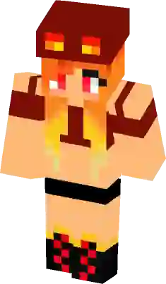 magma cube girl minecraft