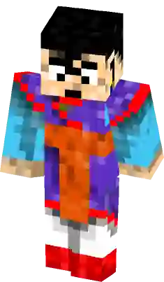 Son Goku Super Saiyan God Revamp Dragon Ball Super Minecraft Skin