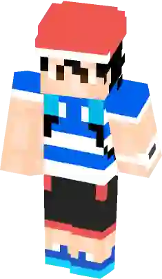 Pokemon - Ash Ketchum [Alola] Minecraft Skin