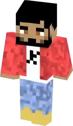 Red Herobrine Minecraft Skin