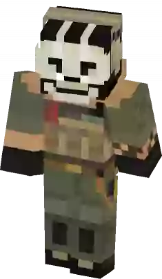 Minecraft skin - Ghost Mw2 