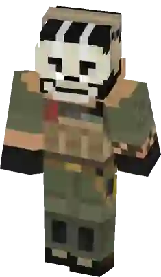 Minecraft skin - Ghost Mw2 