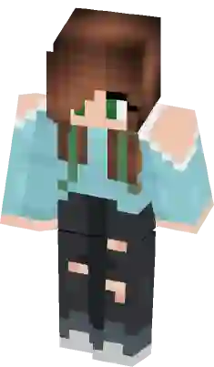 minecraft girl skin hair