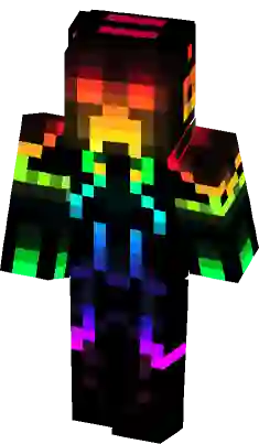 Minecraft rainbow deals skin