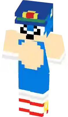 Sonic  Classic Look Minecraft Skin