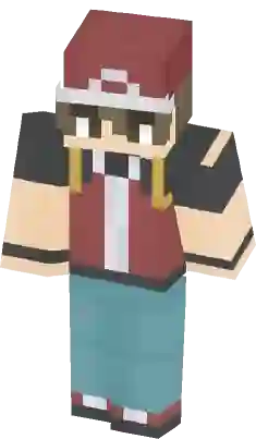 Red Pokemon Minecraft Skin