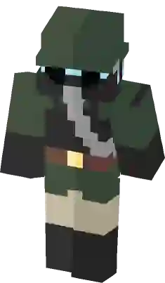 Face mask Minecraft skin is trending