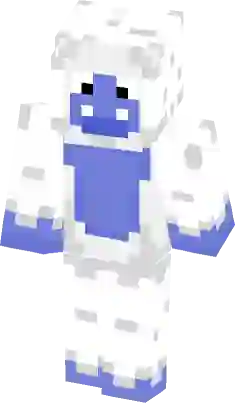 Skincraft! Minecraft Poki Yeti Skin! 