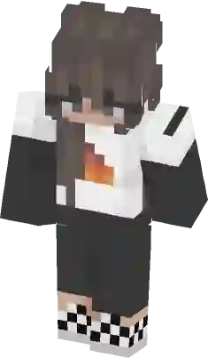 kurfi on X: Sapnap Re-brand Minecraft Skin! x @sapnap x @sapnapalt skin  download :  I might do a default sapnap skin with  the white shirt on top of that black (