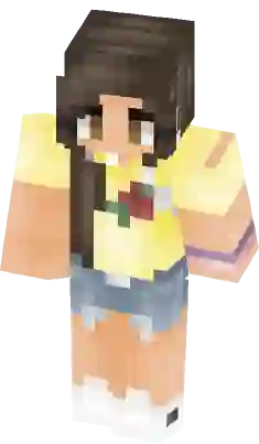 Vsco girl hot sale minecraft skin