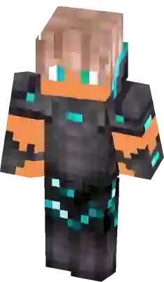 Fire Herobrine With Diamond Sword Nova Skin - Fictional Character