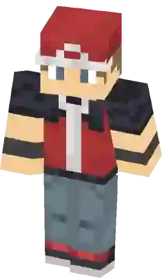 Red Pokemon Minecraft Skin