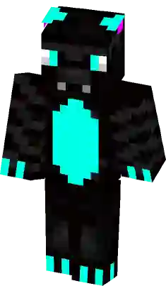 Blue Ender Dragon, Minecraft Skin