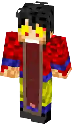 Son Goku Super Saiyan God Revamp Dragon Ball Super Minecraft Skin