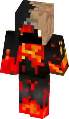 FIRE HEROBRINE Minecraft Skin