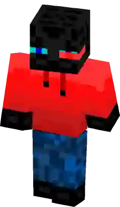 Blue enderman, Minecraft Skin