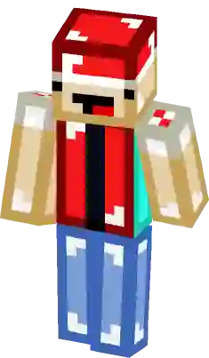 Pokemon - Red [3-D Features!] Minecraft Skin