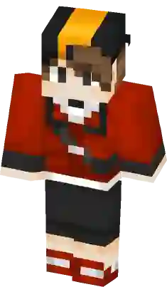 I made this pokemon trainer red minecraft skin