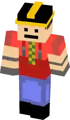 BuilderMan DF!BloxTale Minecraft Skin