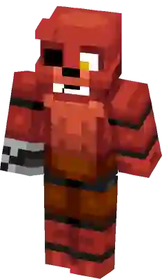 Withered Foxy - Five Nights at Freddy's 2 Minecraft Skin