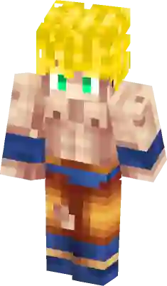 Super Saiyan 5 Goku Minecraft Skin