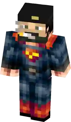 Superman 1940 photo realista Minecraft Skin