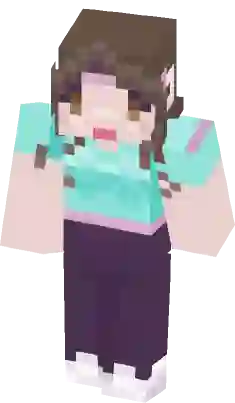 pokimane's skin Minecraft Skin