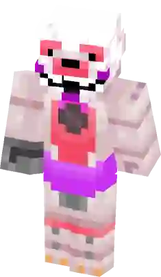 Funtime Foxy  Five Nights at Freddy's Sister Location (Lolbit alternative  in description) Minecraft Skin