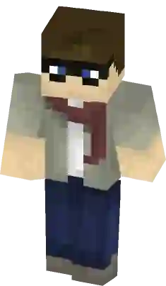 Cute Grass block guy Minecraft Skin