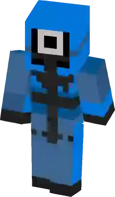 Blue squid (bad Icecream 2) Minecraft Skin