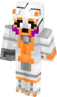 Funtime Foxy  Five Nights at Freddy's Sister Location (Lolbit alternative  in description) Minecraft Skin